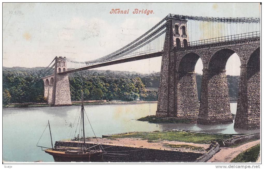 Dover / Stempel  /   Menai Bridge   -1927 - Dover