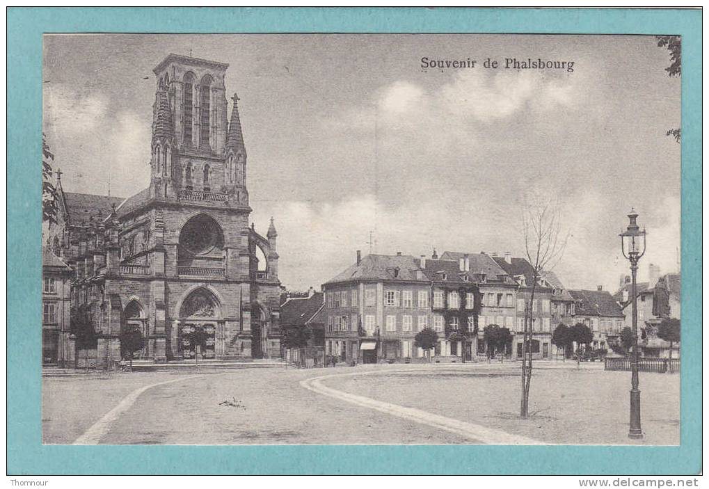 57  - SOUVENIR  De  PHALSBOURG.    -  BELLE CARTE  - - Phalsbourg