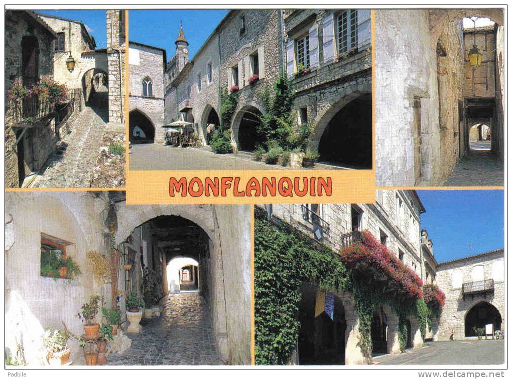 Carte Postale 47. Monflanquin  Trés Beau Plan - Monflanquin