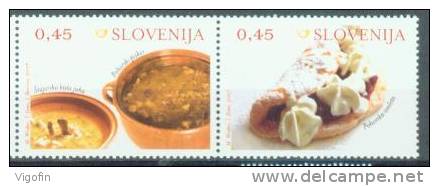 SI 2007 FOODS, SLOVENIA, 2v, MNH - Ernährung
