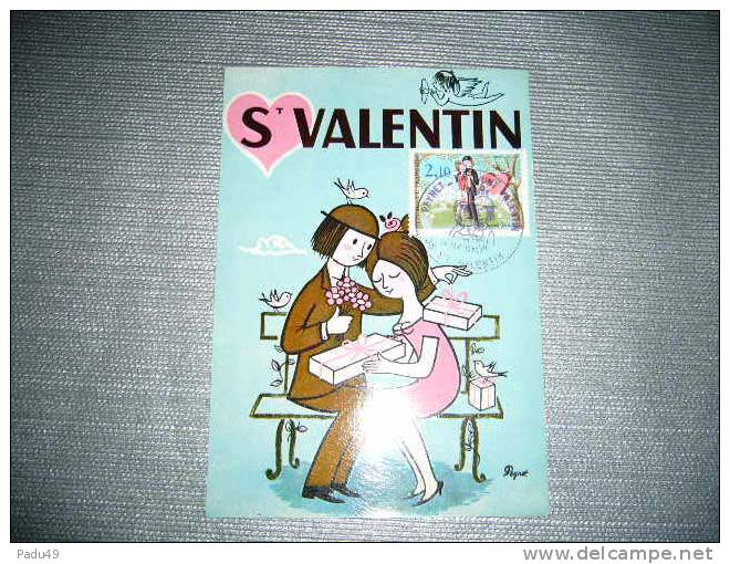 1carte Postale  PEYNET (st Valentin 40ex) - Peynet