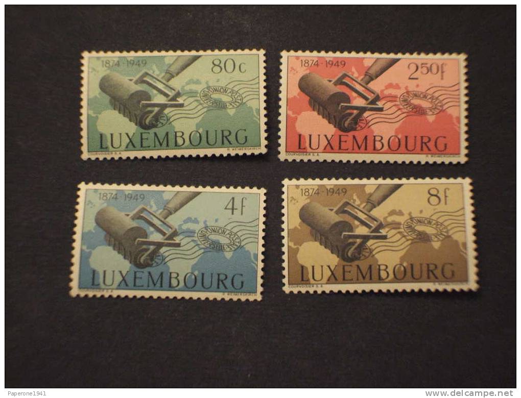 LUSSEMBURGO - 1949 U.P.U. 4v.-NUOVI(++)-TEMATICHE - Ungebraucht