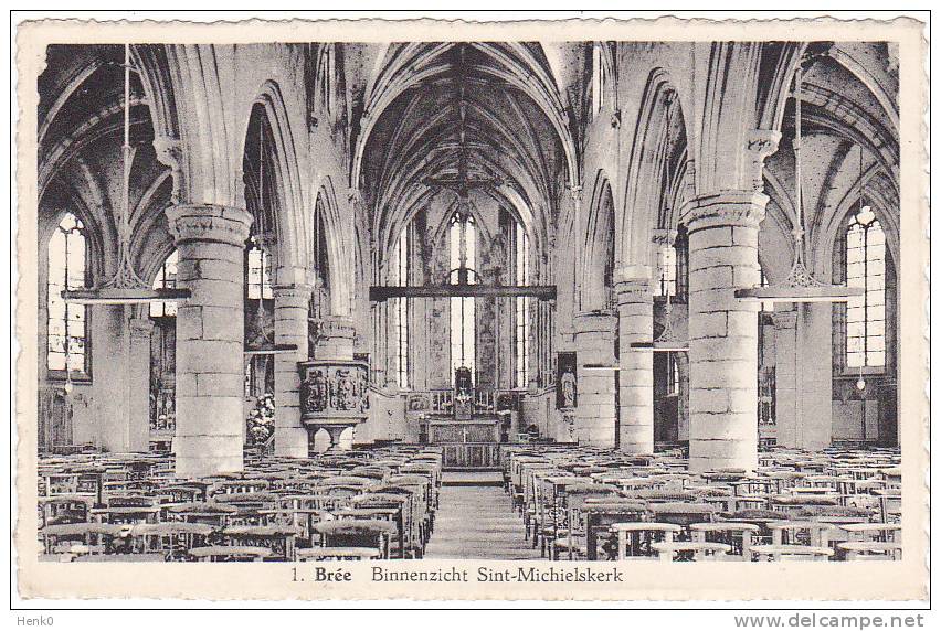 Bree Binnenzicht Sint-Michielskerk LP28 - Bree