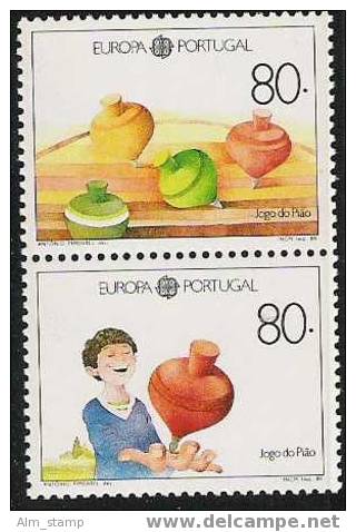 1989 Portugal      Mi. 1785-6 ** MNH Bloc Stamps Europa - 1989