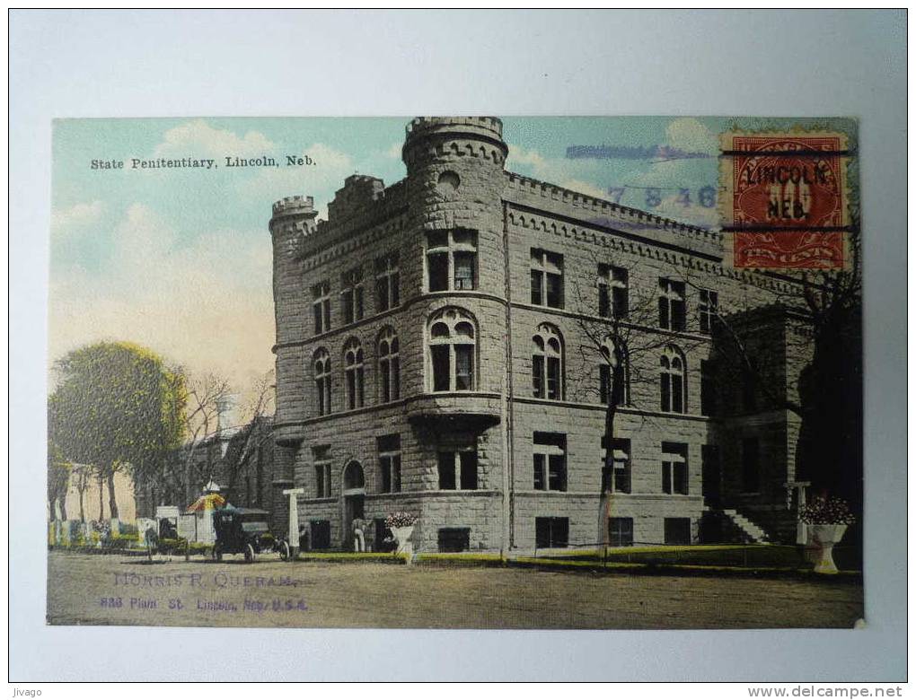 LINCOLN  (Nebraska)  :  State Penitentiary  -  Carte Couleur - Andere & Zonder Classificatie