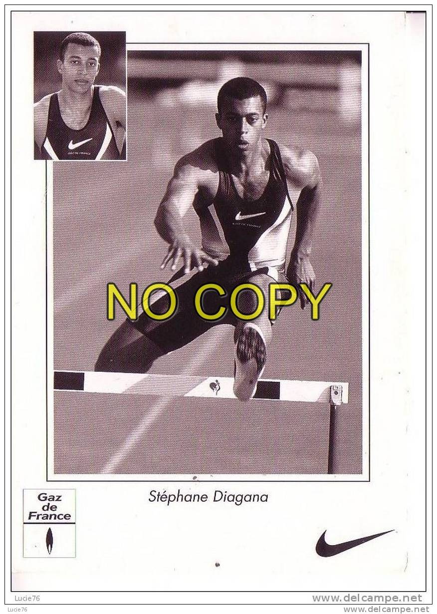 ATHLETISME  -  400 M. Haies - STEPHANE  DIAGANA -  Champion Du Monde  1997 - Recordman D´Europe - Leichtathletik