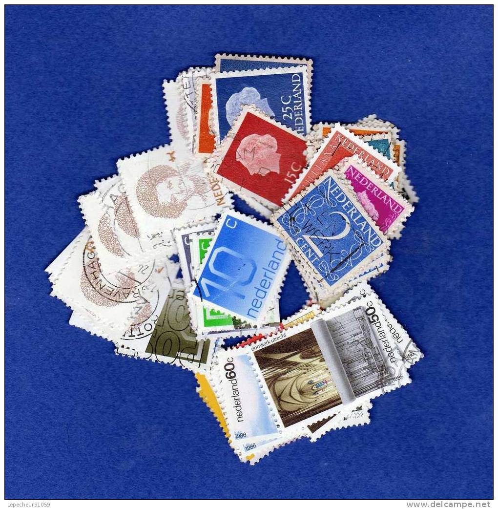 Pays-Bas - Lot De 64 Timbres Avec  Doublons ( 27 Exemplaires Différents ) - Altri & Non Classificati