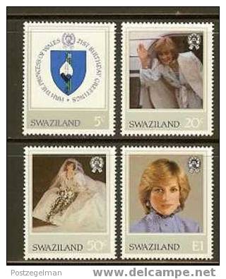 SWAZILAND 1982 MNH Stamp(s) Diana Birthday 403-406 # 6671 - Swaziland (1968-...)