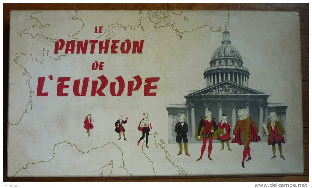 JEU DE SOCIETE LE PANTHEON DE L'EUROPE 1960 - Sonstige & Ohne Zuordnung