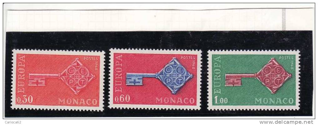 1968 - MONACO SERIE NUOVA MNH** - VEDI+++ - 1968