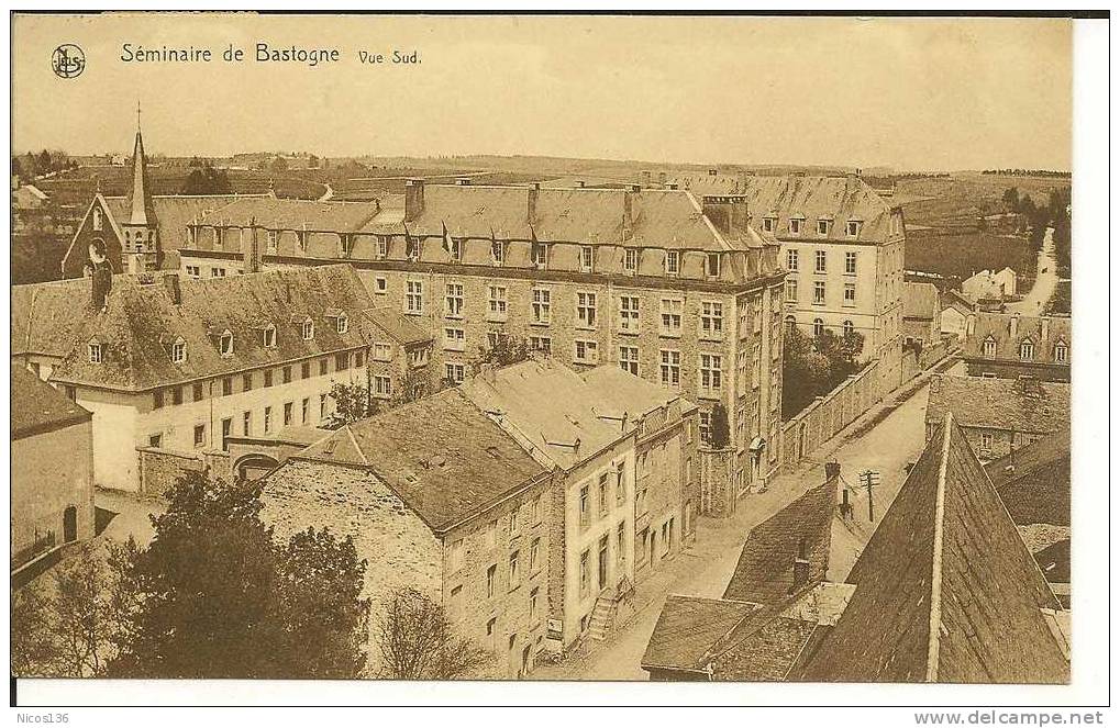 SEMINAIRE DE BASTOGNE    VUE SUD      (ECRITE EN 1936  ) - Bastogne