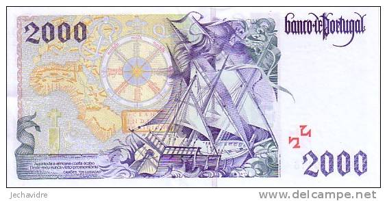 PORTUGAL   2 000 Escudos  Daté Du 07 Novembre 2000   Pick 189d     ***** BILLET  NEUF ***** - Portugal