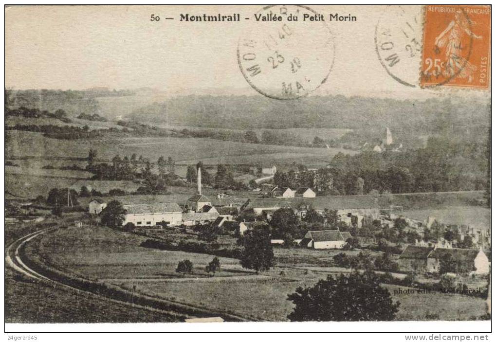 CPSM MONTMIRAIL (Marne) - Vallée Du Petit Morin - Montmirail