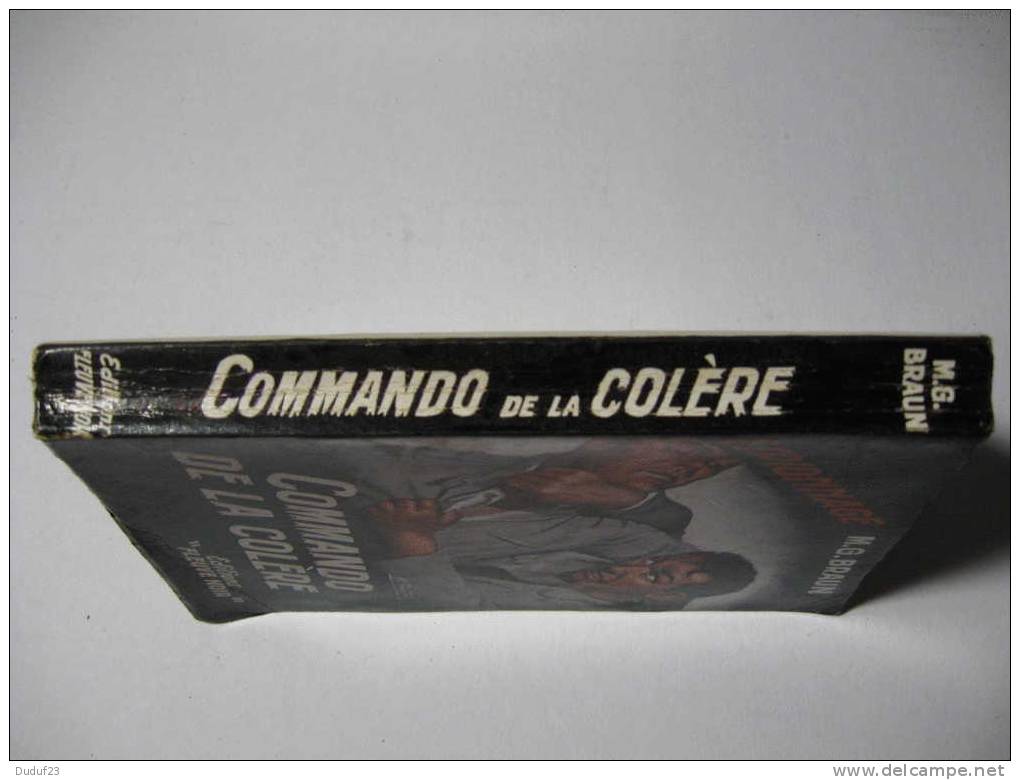 M.G. BRAUN  - COMMANDO DE LA COLERE - FLEUVE NOIR ESPIONNAGE N° 124  - EO 1957 - Couv Michel GOURDON - Fleuve Noir