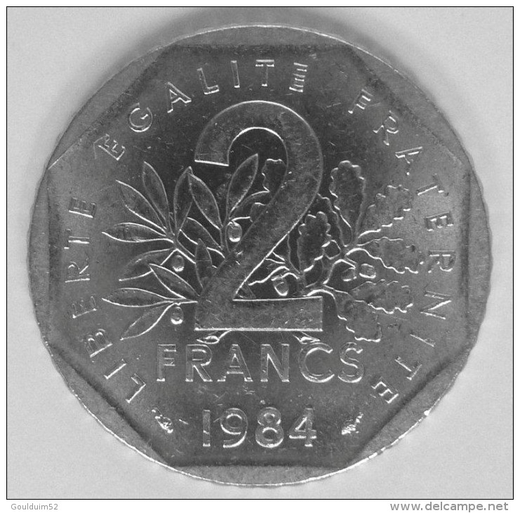 2 Francs 1984    Semeuse - Andere & Zonder Classificatie