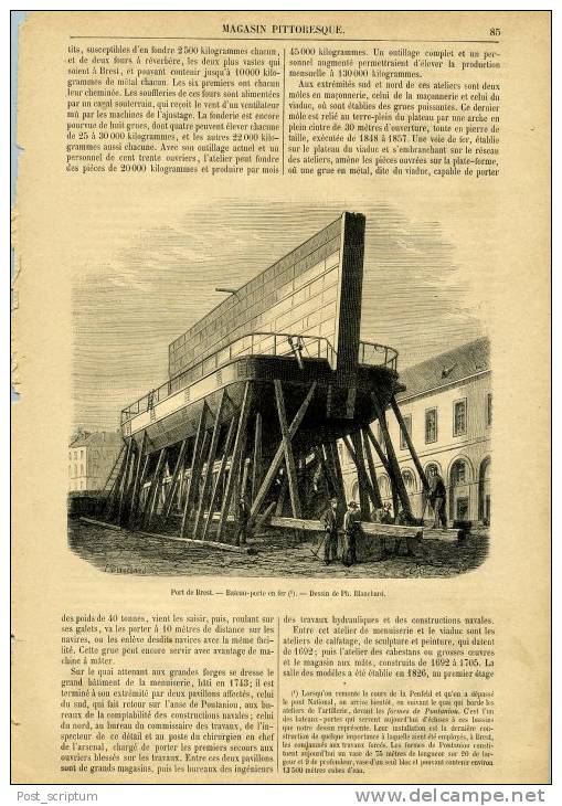 Vieux Papiers - Illustrations : Brest (Finistère) :lot D'illustrations - Other & Unclassified