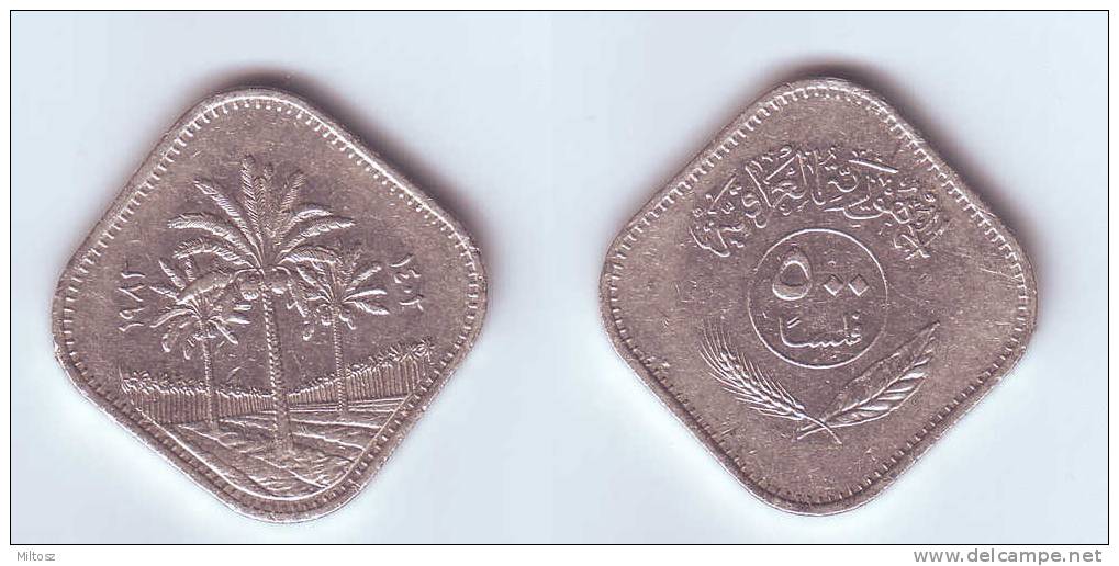 Iraq 500 Fils 1982 (error "Falsan") - Iraq