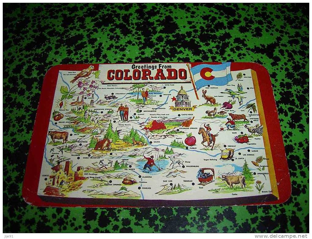 Carte Postale Greetings From Colorado 1974 - Sonstige & Ohne Zuordnung