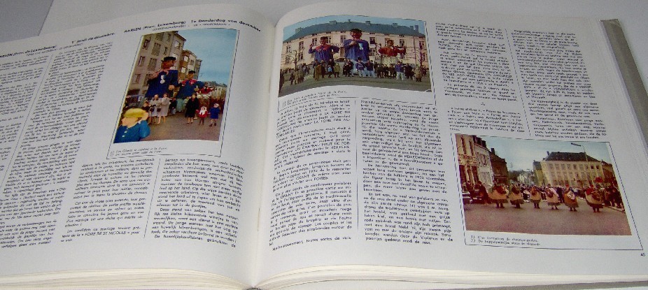 (magasins) VEGE "Folklore En Belgique Et Au Gd. Duché De Luxembourg" 4 Volumes Complets - Sammelbilderalben & Katalogue