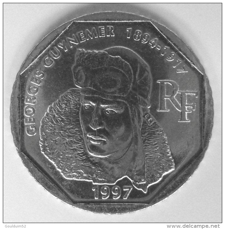 2 Francs  1997     Georges Guynemer - Gedenkmünzen