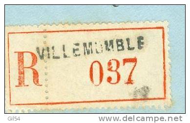 Y&amp;T N°205 + 272 Sur Lettre Recommandée De Villemomble Banlieue Est  Pour Morlaix  En 1931 - LL13009 - Covers & Documents