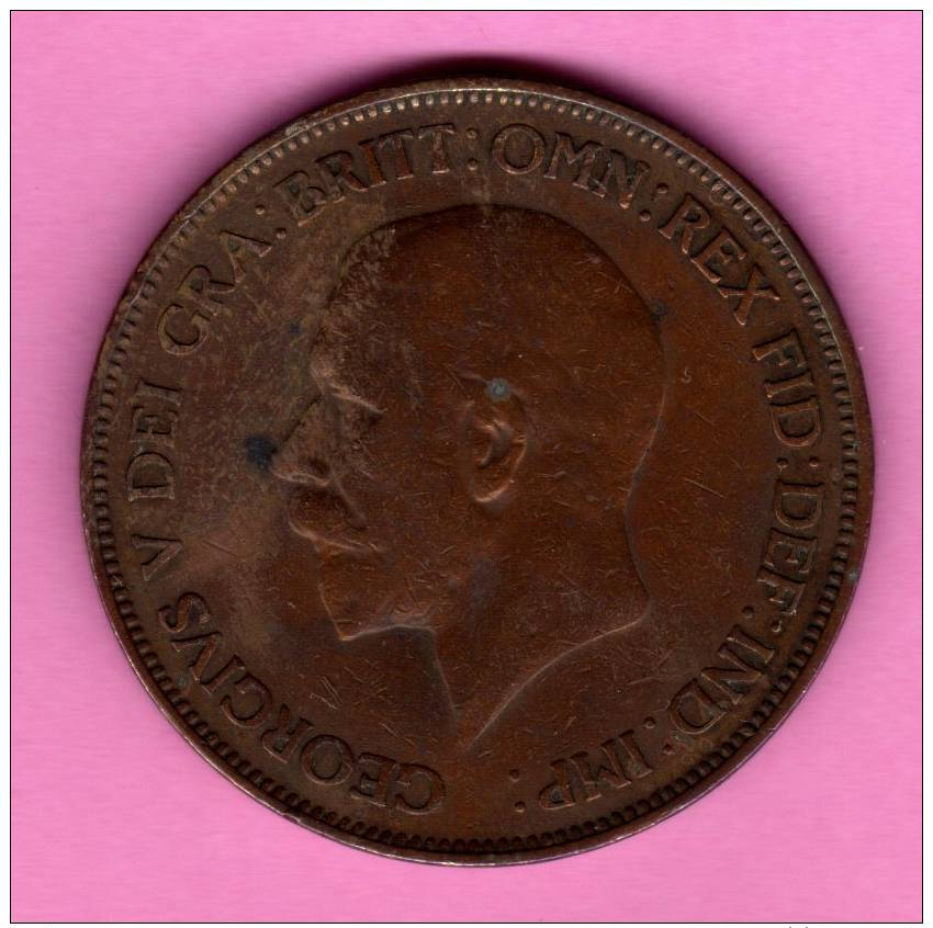 GRAND BRETAÑA - GROSSBRITANNIEN - GREAT BRITAIN   ***  Penny 1928  ***  KM838 - Otros & Sin Clasificación