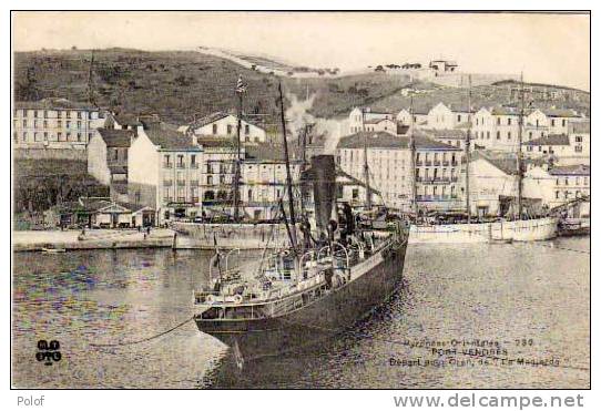 PORT VENDRES - Depart Pour Oran De "LA MEDJARDA" (25223) - Houseboats