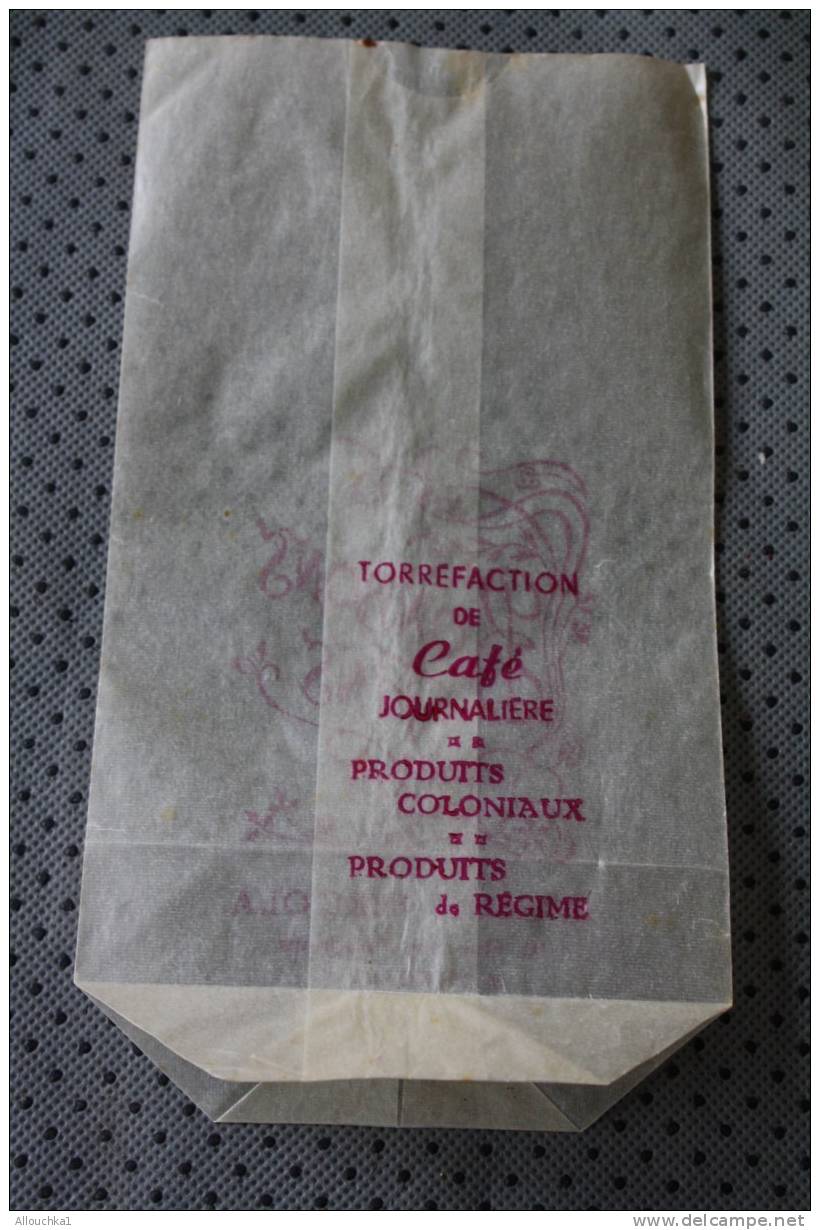 POCHETTE PAPIER TRANSLUCIDE:TORREFACTION Café PRODUIT COLONIAUX PRODUITS REGIME MAISON PERGOLA R DES FEUILLANT MA - Sonstige & Ohne Zuordnung