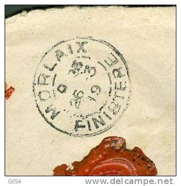 Y&amp;t N° 139 X 3 Sur Lettre De Rennes  - Chargé - En 1919 - Pour Morlaix - LL13013 - Cartas & Documentos