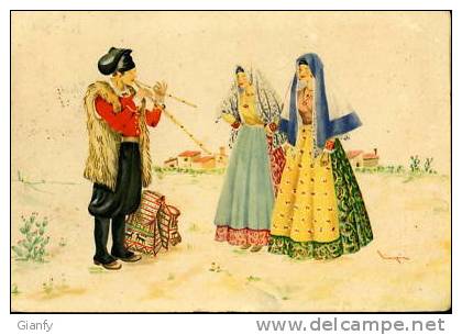 SARDEGNA IGLESIAS ILLUSTRATORE LINPI 1943 - Costumes