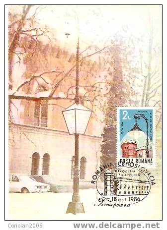 Maxi Card 100 YEARS Electric Light In TIMISOARA - Electricité