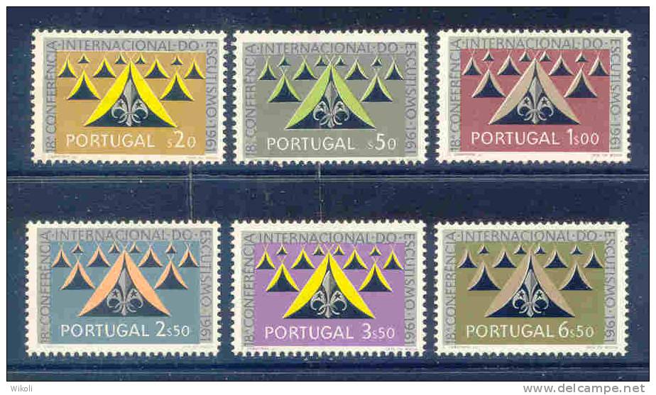 Portugal - 1962 Scouts (Complete Set) - Af. 888 To 893 - MLH - Ungebraucht