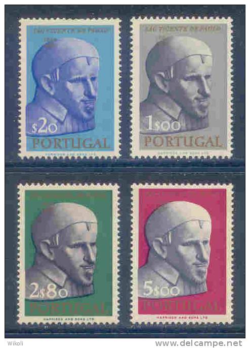 Portugal - 1963 S. Vicente Paulo (Complete Set) - Af. 912 To 915 - MLH - Neufs