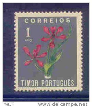 ! ! Timor - 1950 Timor Flowers 1 A - Af. 275 - MH - Timor
