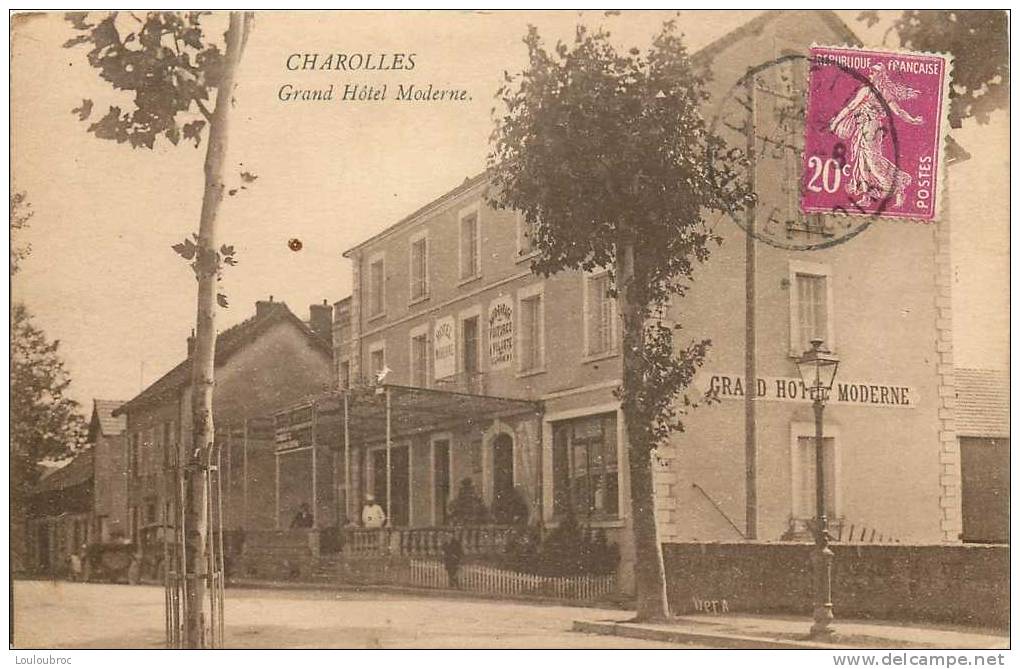 71 CHAROLLES GRAND HOTEL MODERNE - Charolles