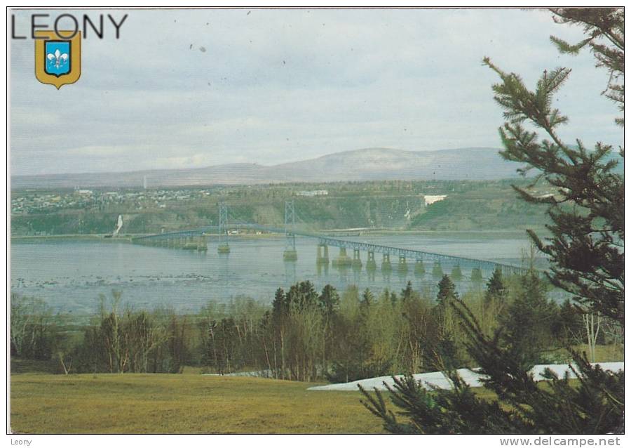 CPM Du CANADA - Le Pont De L'ILE D' ORLEANS Et La CHUTE MONTMORENCY - Chutes Montmorency