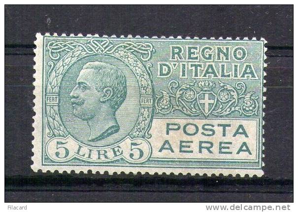 Italia Italy Italien  1926-28   Regno  Posta Aerea  L.5  MLH - Nuovi