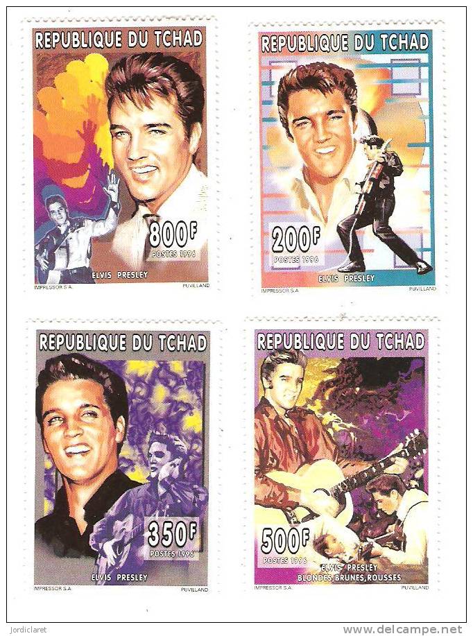 SERIE TCHAD 1996 - Elvis Presley