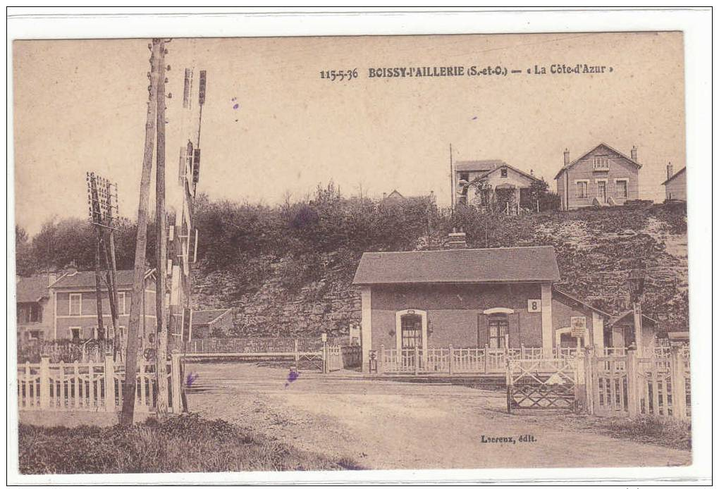 Cpa Boissy-l'Aillerie  " La Cote-d'Azur " - Boissy-l'Aillerie