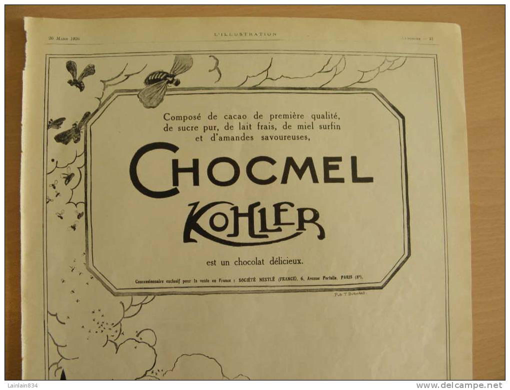- Publicité, Chocolat  KOLHER, Splendide, Société Nestlé, Paris, Bon état. - Advertising