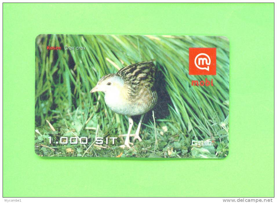 SLOVENIA  -  Mobitel Remote Phonecard/Bird - Slowenien