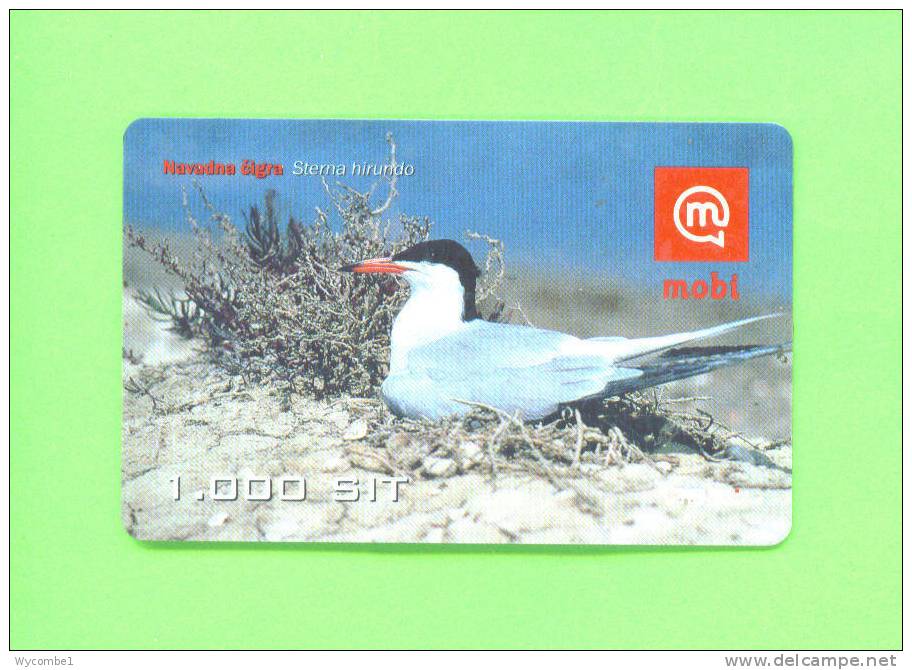 SLOVENIA  -  Remote Mobitel Phonecard/Bird - Slovénie