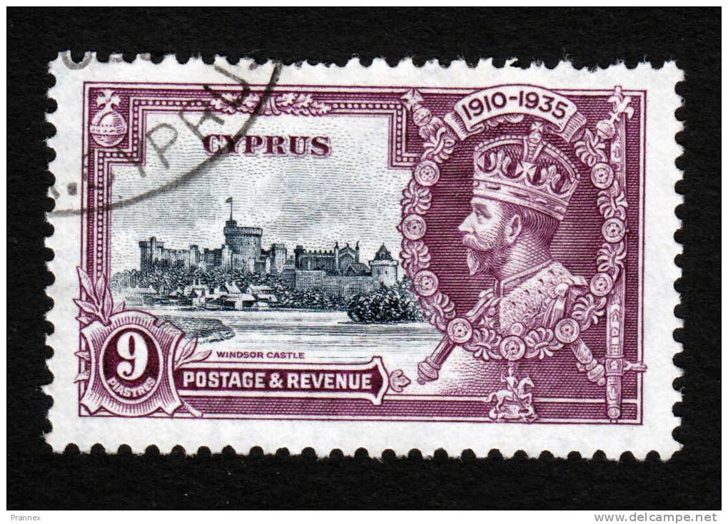 Cyprus, Scott #139, Used, Silver Jubliee, Issued 1935 - Cyprus (...-1960)