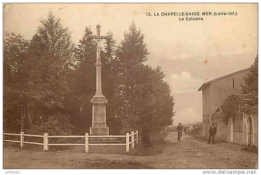 DEPT DIVERS- Loire Atlantique  - Ref A964- La Chapelle Basse Mer - Le Calvaire  - Carte Bon Etat - - La Chapelle Basse-Mer