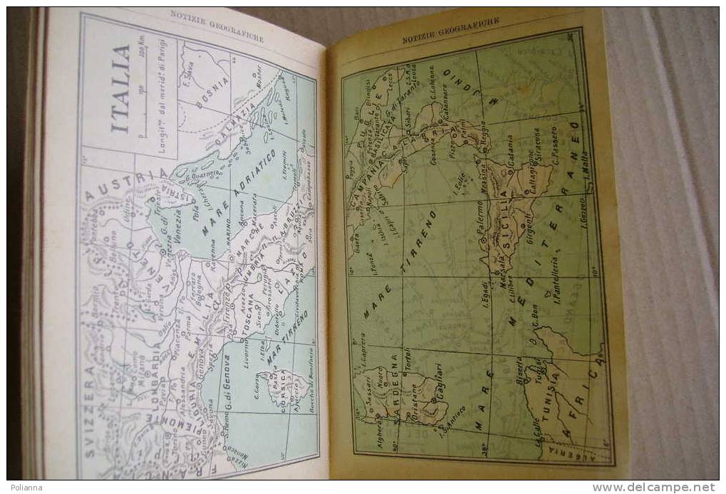 PDW/20 ENCICLOPEDIA TASCABILE BEMPORAD 1916/CARTE GEOGRAFICHE/AVIAZIONE/BOTANICA/CHIMICA/TARIFFE FERROVIARIE - Encyclopedias