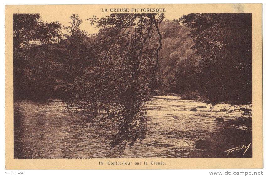 CPA D Un Contre Jour Sur La Creuse - Tegenlichtkaarten, Hold To Light