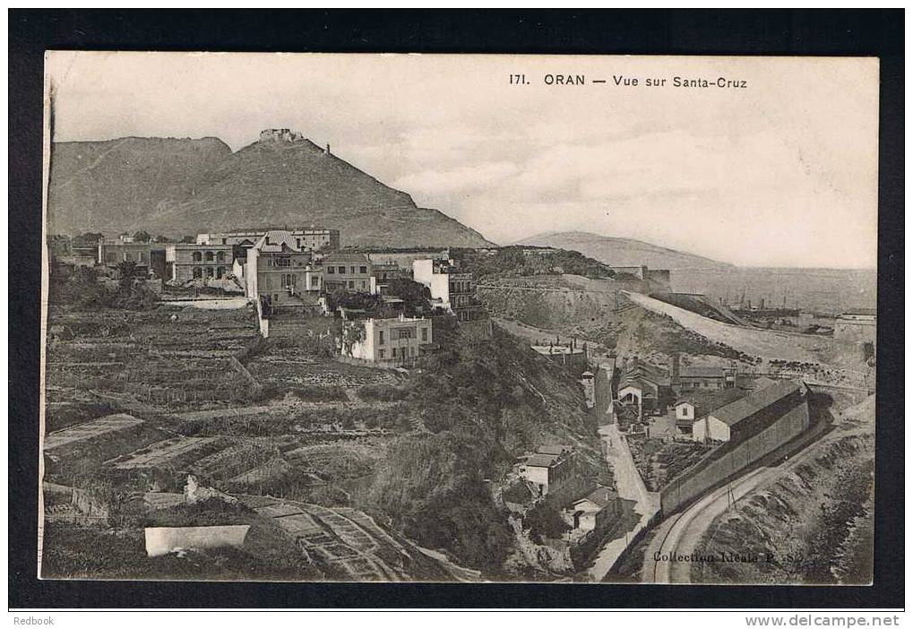 RB 729 - Early Postcard Oran Algeria - Vue Sur Santa-Cruz - France Interest - Oran