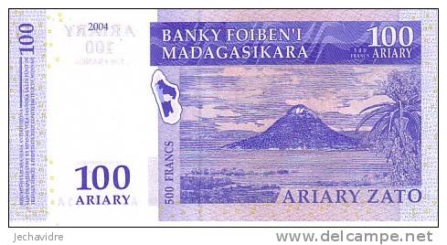 MADAGASCAR  100 Ariary  Emission De 2004   Pick 86     ***** BILLET  NEUF ***** - Madagascar