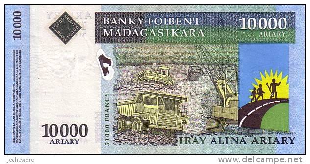 MADAGASCAR   10 000 Ariary   Emission De 2006   Pick 92     ***** BILLET  NEUF ***** - Madagascar