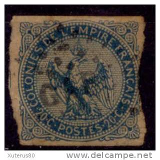 COLONIES GENERALES N° 4 Oblitéré Losange "GAB" (GABON) - Eagle And Crown